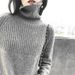 Korean-Style Oversized High Neck Sweater – Women’s Chunky Knit Pullover In Acrylic Blend (Gray/Black/Taupe/Brown/Beige)_ecoleips.com