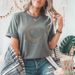 Mystic Moon Phase Celestial Gold Crescent Moon Tee Witchcore Spiritual Graphic T-Shirt For Women Y2K Top Daily Trendy Streetwear_ecoleips.com