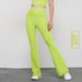 Women's Clothing High Waist Flared Yoga Pants Slim Waist Fitness Sports Autumn Naked Feel Garment_ecoleips.com