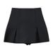 ng2510292 High Waist Split For Women 2022 Spring Summer New Fashion Versatile Anti-Exposure Pants Black A-Line Short Skirt_ecoleips.com