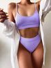 Verve Swimsuit Fashion New Style Plus Size Women's Two-Piece Swimwear Sexy Trendy Bikini Women_ecoleips.com