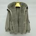 girl 2025 Winter Haining New Navy Collar Fox Fur Parka Women's Mid-Length Loose Thickened Warm Coat_ecoleips.com