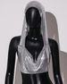 Women's Metallic Sequel Hooded Vest – Y2K Streetwear Crop Top For Summer Festivals & Nightlife_ecoleips.com