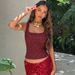 European And American Style Women's Clothing 2026 Spring New Fashion Printed Slim-fit U-neck Cropped Sleeveless Top_ecoleips.com
