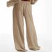 Suitable For All Seasons 2024 Plus Size Women's Linen Loose Casual Pocket Drawstring Wide-leg Pants Women_ecoleips.com