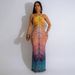 Women's Clothing Printing New Fashion Sexy Slim Hip Dress Hot Diamond Long Skirt Female_ecoleips.com