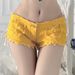 Women's Clothing Jeans Denim Shorts Hot Pants Low Waist Sexy Nightclub Clothing_ecoleips.com
