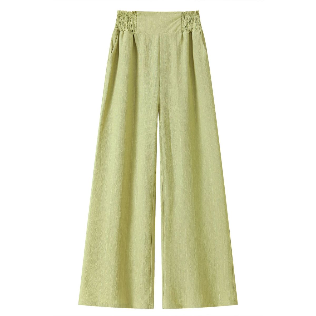 Wide Leg Pants Women's High Waist Loose Casual Pants Breathable Trousers Daily Holiday Beach Pants_ecoleips.com