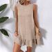 Women's Clothing Hot Selling Vest Skirt Ruffle Sleeve Casual Dress_ecoleips.com