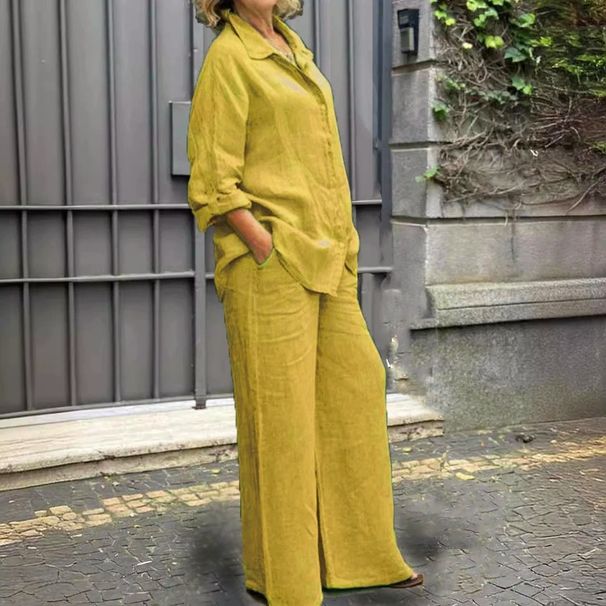 Women's Clothing Shirt Suit Casual Suit_ecoleips.com