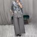 Women’S Clothing Suit For Women New Summer Casual Long Sleeved Printed Tops And Trousers Two Piece Suit_ecoleips.com