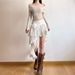 Women's Clothing Skirt Irregular Hollow Design Lace Skirt Holiday Style Skirt_ecoleips.com