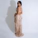 Women's Clothing Sleeveless One Shoulder Short Top With Sexy Hip Skirt_ecoleips.com
