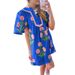 Aria Basics Aria Basics European American Fashion Floral Print Puff Sleeve For Women, 2025 Summer New Style, Fresh And Simple Color-blocking_ecoleips.com