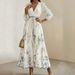2026 Spring New Women's Clothing: Cross-Border European And American Dresses, Elegant Printed Pleated Long Skirt With_ecoleips.com