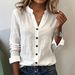 European And American Cross-border Women's Clothing 2025 Autumn New Casual Stand-up Collar Loose Versatile Stylish Shirt_ecoleips.com