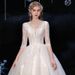 Bride Deep V Simple New Wedding Dress Princess Dream_ecoleips.com
