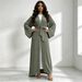 Muslim Women Türkiye Arabic Dubai Abaya Luxury Floral Embroidery Long Dress Kimono Cardigan Robe Kaftan Femme Islamic Clothing_ecoleips.com