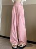 K Thin Pants With High Waist And Lazy Feeling, New Loose And Casual Cool Pants_ecoleips.com