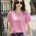 Multicolor Outfit, Loose Crew Neck Short-Sleeve Summer Plus-Size Women's Clothing, Full-Size For Plus-Size Women, Covers_ecoleips.com