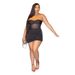 Women's Clothing Pure Tempting Low Cut Dress For Women With Sheer Mesh Panels Sexy Slim Fit For Formal & Casual For Women_ecoleips.com