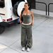 Y2k Wide Strap Tube Top For Women | Stretchy Ribbed Camisole In Army Green, Brown, Wine Red, White, Pink, Crimson_ecoleips.com
