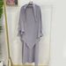 Women's Clothing Dubai Turkish Solid Color Dress With Headscarf Lr591+Hj907_ecoleips.com