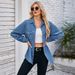 Women's Clothing Spring New Style Washed Thin Denim Shirt Top_ecoleips.com
