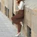 Women's Clothing Ladies Fashion Temperament Solid Color All Match High Waist Trousers Trousers_ecoleips.com