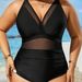Women's Split Large Bikini Tight Sexy Solid Color Swimsuit_ecoleips.com
