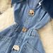 Large Lapel Sleeveless Vest Dress Female Scheming Hollow Exposed Waist Slim Long Retro Denim Dress_ecoleips.com