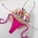 Color-Block Bikini Set – Sexy & Adjustable Swimwear With Removable Padding (Breathable, Quick-Dry & Secure Fit)_ecoleips.com