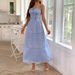 Elegant Luxury Spaghetti Strap Long Dress Women Formal Evening Party Wear_ecoleips.com
