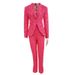 Women's Clothing In Stock New Fashion Slim Fit Water Soluble Lace Suit Pants Suit Two Piece_ecoleips.com