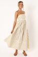 Wish 2025 New Foreign Trade Striped Sleeveless Strapless Backless Simple Dress - 88111_ecoleips.com