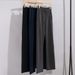 Washed Wide-Leg With Drawstring Elastic Waist 2025 And Autumn Pants 2026 New Spring Women's Clothing_ecoleips.com