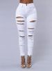 K New European And American Ripped Jeans For Women, Women's Small Leg Pants, Women's Jeans_ecoleips.com