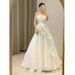 Strapless Light Wedding 2026 New Spring Style French Bridal Travel Photo Simple Outing Reception Fairy Dress For Women_ecoleips.com