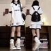 Dongdaemun Women's Korean Style Casual Sports Fashion Set Loose Short Sleeved Two Piece Set Trendy Running Shorts Summer 2024_ecoleips.com