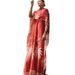 Women's Elegant Strapless Dress Style Vacation Wear With Shawl Printed Long Skirt New_ecoleips.com
