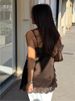 Absobe Women Satin Lace Trim Cami Mini Dress Contrast Color Cami Bodycon Dress Sexy Y2K Casual Streetwear Date Outfit 2026_ecoleips.com