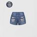 Women's Heavy Duty Cross Stamped Rhinestone Embroidery Denim Shorts Blue Grey Sexy Jeans Factory Direct Stock_ecoleips.com