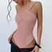 Women's Clothing One Piece Pleated Bikini Women's One Shoulder Swimsuit Sexy Fashion Swimsuit_ecoleips.com