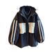 girl Girl New Loose Thickened Purple Parka Hooded Workwear Cotton Jacket For Women Mid-Length Winter Stylish Padded Coat Trendy_ecoleips.com