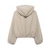 Women's Clothing Hooded Long Sleeved Black Casual Jacket_ecoleips.com