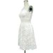 2026 European And American Cross-border Hot-selling Women's Clothing: White Floral Strapless Bridesmaid Puffy Midi_ecoleips.com