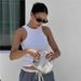 European And American Cross-Border New Summer Sexy Hot Girl Top Casual Sleeveless Women's Slim Vest_ecoleips.com