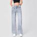 Women's Wide Leg Jeans Loose Straight Retro Washed Cotton Trousers Casual Fashion Office Lady Street Style Spring/Autumn_ecoleips.com