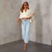 2025 Independent Website Cross-Border European And American Spring Casual Loose Mid-Waist Straight-Leg Women's_ecoleips.com