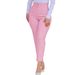 elegant highwaisted straightleg trousers for women office chic wideleg dr pants in white, black & wine red_ecoleips.com